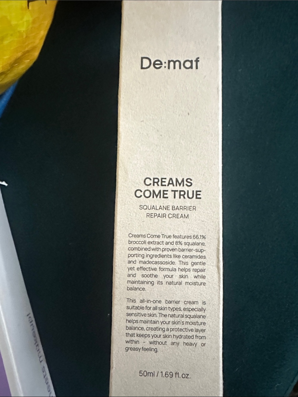 Creams Come True Squalane Barrier Repair Cream — White